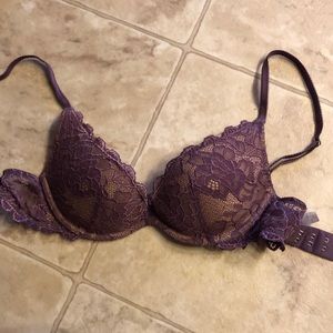Victoria’s Secret purple lace bra